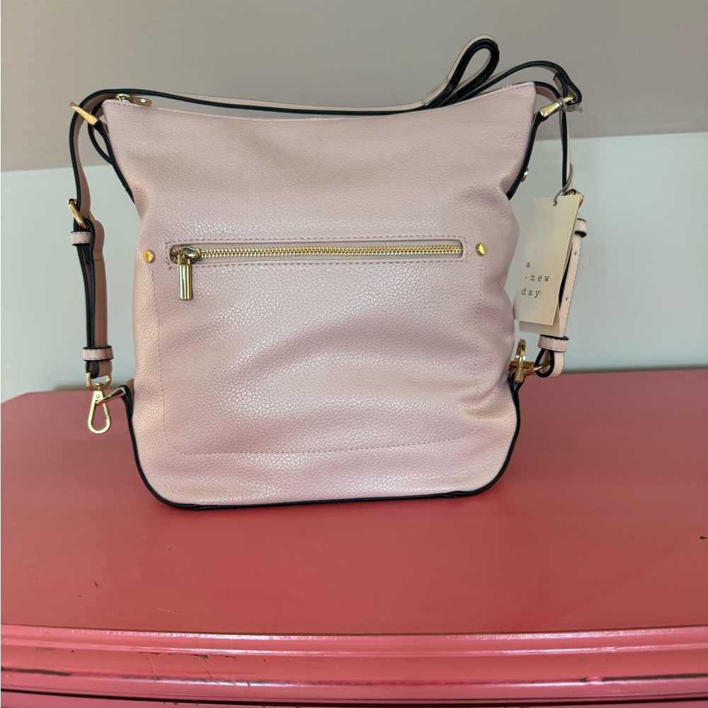 A New Day Light Pink Shoulder Bag and matching Wallet